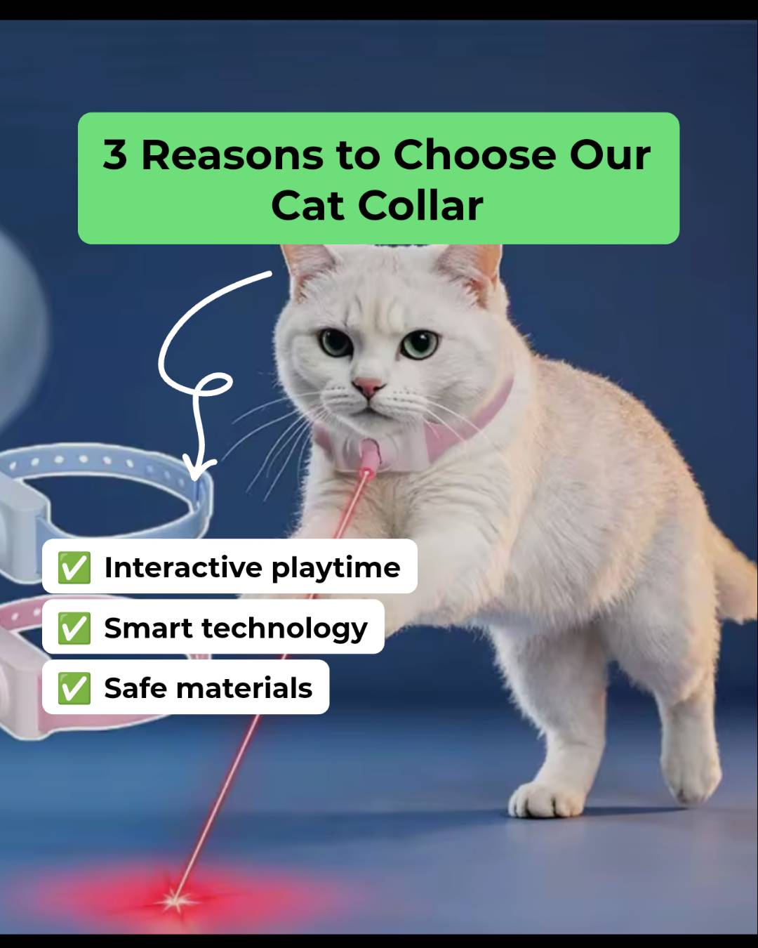 Smart Laser Cat-teasing Collar
