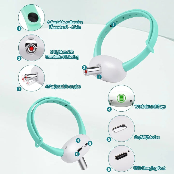 Smart Laser Cat-teasing Collar