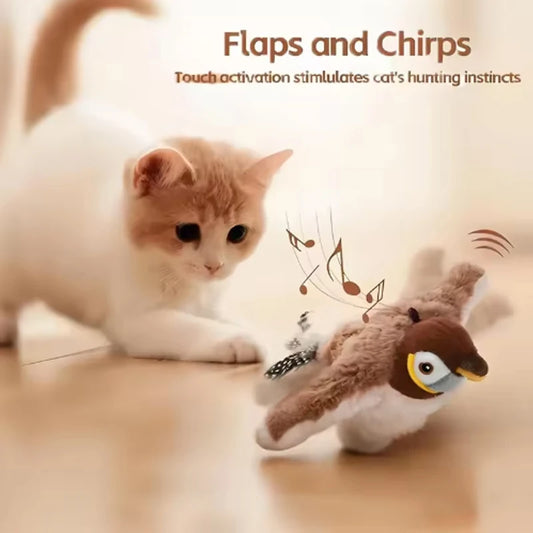 Flappy Bird Cat Toy for Indoor Cats